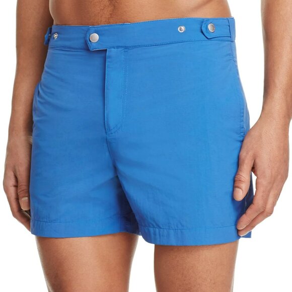 Solid & Striped Kennedy Lined Swim Trunks Blue Sz XL  Striped Inside Waist NWT - Picture 1 of 13